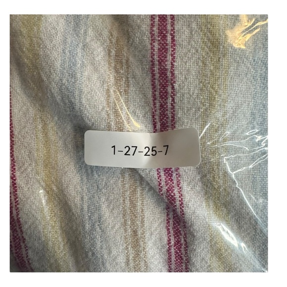 Gap Women’s XXL Linen Blend Striped LS Button Shirt Coastal Fisherman Beachy - Picture 12 of 12